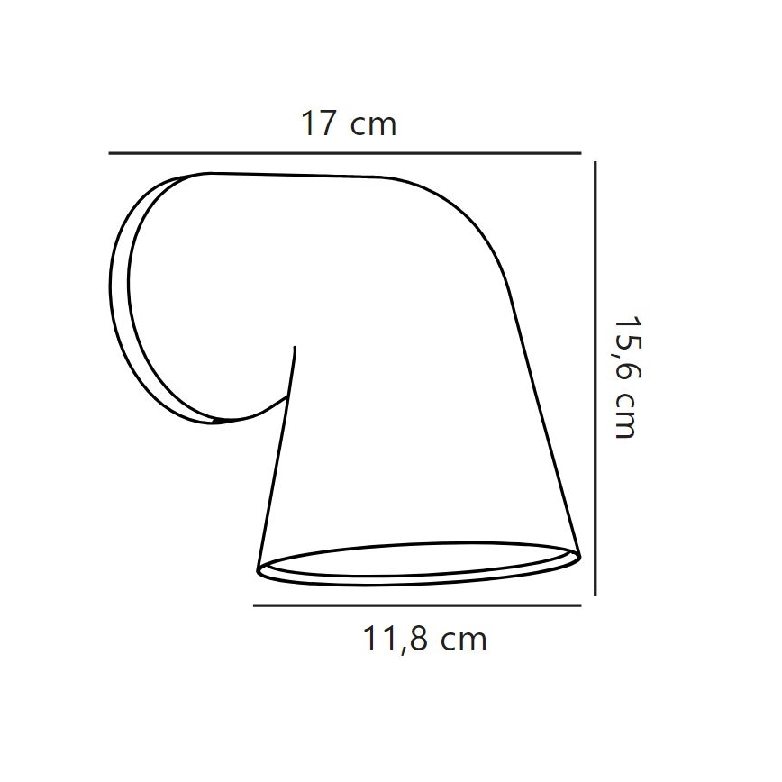 Nordlux - Wandlamp voor buiten FRONT 1xGU10/28W/230V IP44 wit