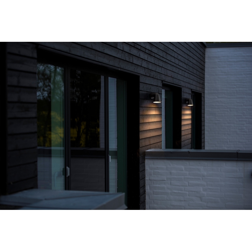 Nordlux - Wandlamp voor buiten FRONT 1xGU10/28W/230V IP44 zwart