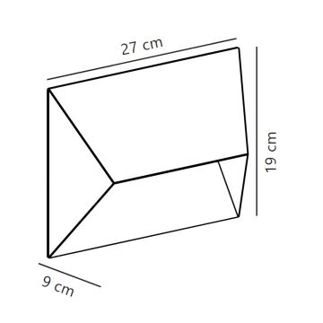 Nordlux - Wandlamp voor buiten PONTIO 2xGU10/25W/230V IP54