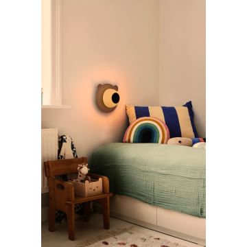 Nordlux - Wandlamp voor kinderen BRUNA BEAR 1xE14/25W/230V beer