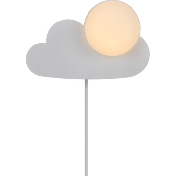 Nordlux - Wandlamp voor kinderen SKYKU CLOUD 1xE14/25W/230V wolk