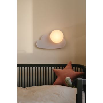 Nordlux - Wandlamp voor kinderen SKYKU CLOUD 1xE14/25W/230V wolk