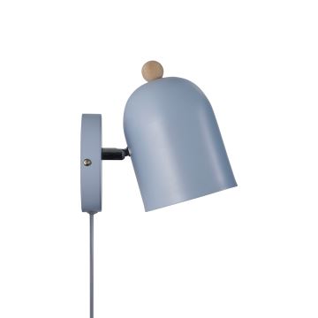 Nordlux - Wandspot GASTON 1xE27/15W/230V blauw