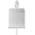 Nordlux - Wandspot met een plank en USB ROOMI 1xGU10/8W/230V wit