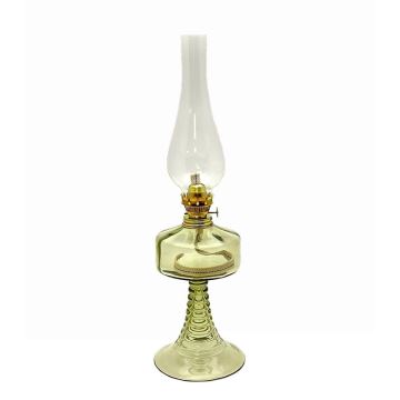 Olielamp PETRA 42 cm bosgroen