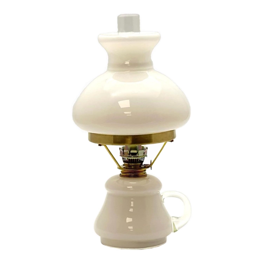 Olielamp TEREZA 34 cm opaal