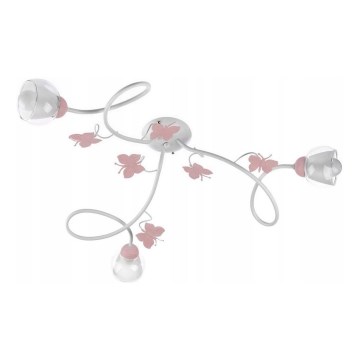 ONLI - Bevestigde hanglamp voor kinderen BUTTERFLY 3xE14/6W/230V