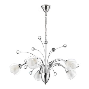 ONLI - Hanglamp aan een ketting DIAMANTE 5xE14/6W/230V