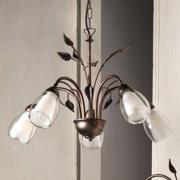 ONLI - Hanglamp aan een ketting LILIANA 5xE14/6W/230V