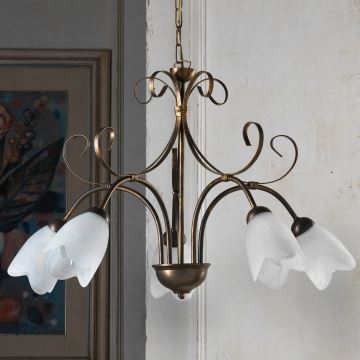 ONLI - Hanglamp aan een ketting ODINO 5xE14/6W/230V