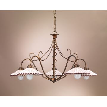 ONLI - Hanglamp aan een ketting ROSINA 5xE14/6W/230V