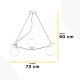 ONLI - Hanglamp aan een koord TRIO 3xE14/6W/230V wit