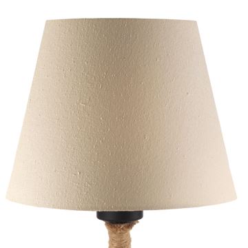 ONLI - Lampe de table CORDA 1xE27/22W/230V 32 cm beige