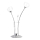 ONLI - Lampe de table WENDY 2xE14/6W/230V 60 cm chrome brillant