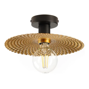 ONLI - Plafondlamp GOLDEN 1xE27/22W/230V diameter 28 cm goud/zwart
