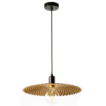 ONLI - Suspension filaire GOLDEN 1xE27/22W/230V doré/noir