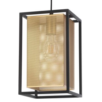 ONLI - Suspension filaire MALIK 1xE27/22W/230V doré/noir