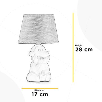 ONLI - Tafellamp MONKEY 1xE14/6W/230V grijs