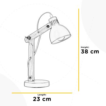 ONLI - Tafellamp NORA 1xE14/6W/230V grijs