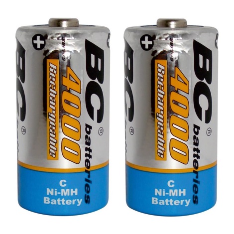 pk Vergemakkelijken Annoteren Oplaadbare batterij NiMH C 4000 mAh 1,2V | Lumimania