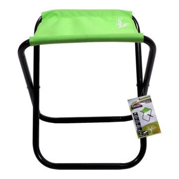 Opvouwbare campingstoel groen/zwart