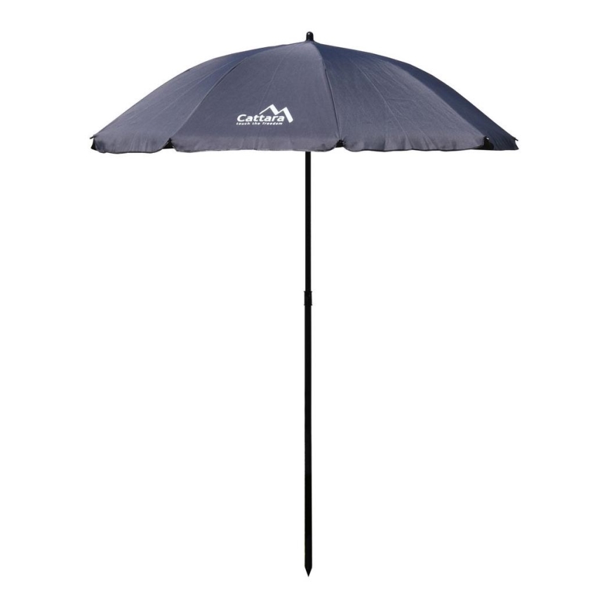 Opvouwbare parasol d. 1,8 m grijs