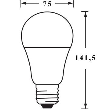 PACK 3x Ampoule à intensité variable LED SMART+ E27/14W/230V 2700K-6500K Wi-Fi - Ledvance