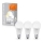 PACK 3x ampoule à intensité variable LED SMART+ E27/9,5W/230V 2700K Wi-Fi - Ledvance