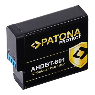 PATONA - Batterie GoPro Hero 5/6/7/8 1250mAh Li-Ion Protect