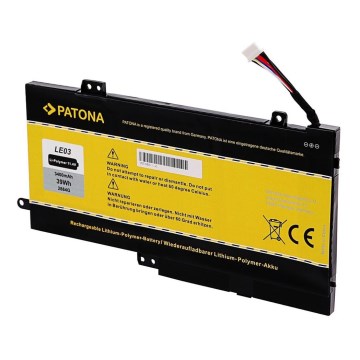 PATONA - Batterie HP Envy x360 m6 3400mAh Li-Pol 11,4V LE03XL