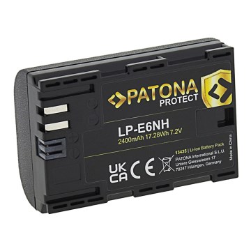 PATONA - Batterij Canon LP-E6NH 2400mAh Li-Ion Protect EOS R5/R6