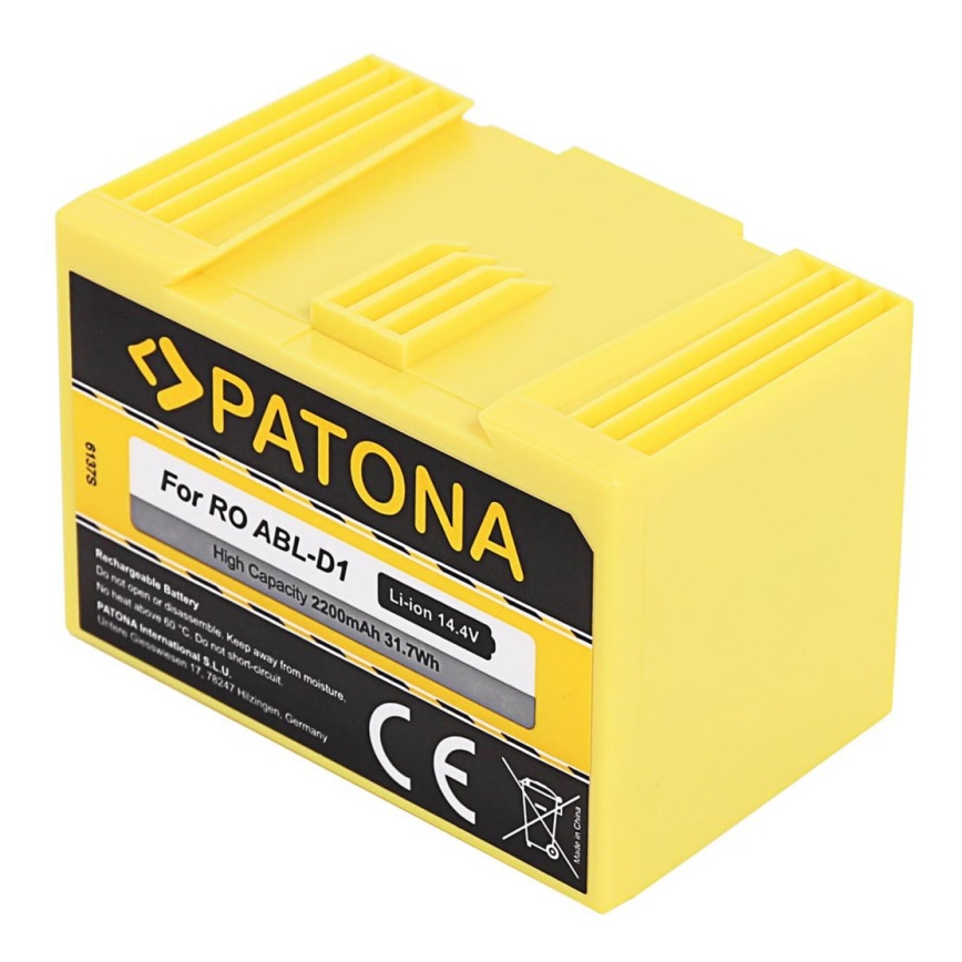 PATONA - Batterij iRobot i7/i4/i3/e5/e6 14,4V 2200mAh Li-lon