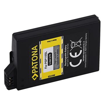 PATONA - Batterij Sony PSP 2000/PSP 3000 1200mAh Li-lon 3,7V