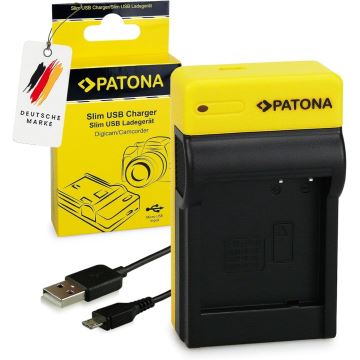 PATONA - Oplader Foto Panasonic DMW-BLG10E dun, USB