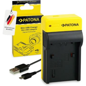 PATONA - Oplader Foto Sony NP-FP50/NP-FH50/70 dun, USB