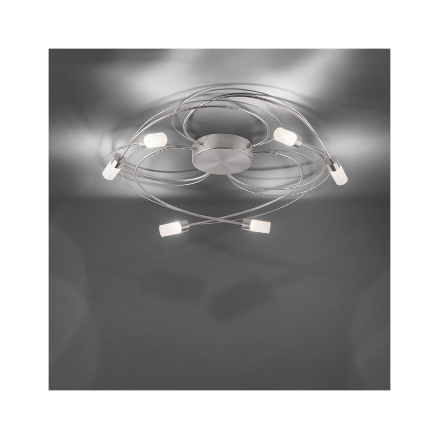 Paul Neuhaus 8250-55 - Dimbare LED Hanglamp voor Oppervlak Montage NELIA 6xLED/3W/230V