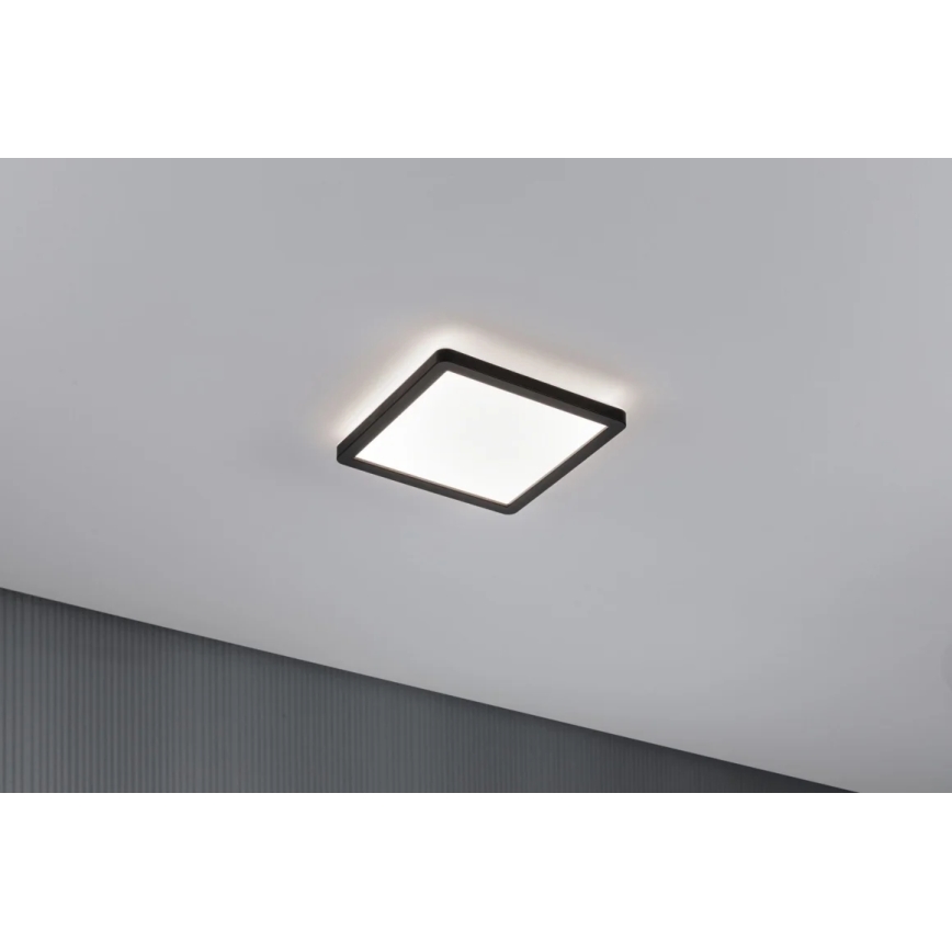 Paulmann 71014 - Panneau en saillie LED/11,2W ATRIA 230V 4000K 19x19 cm noir