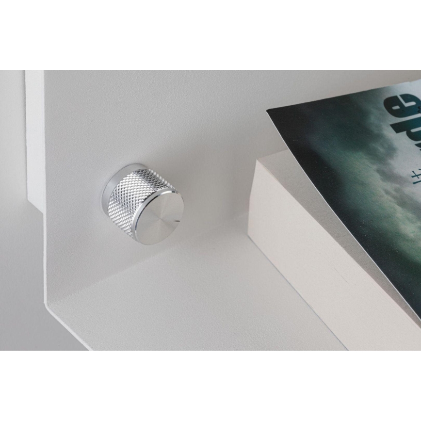 Paulmann 78916 - LED/4,5W Dimbare lamp met een plank en USB JARINA 230V wit