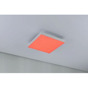 Paulmann 79904 - Plafonnier à intensité variable RGBW VELORA LED/230V 3000-6500K + Télécommande