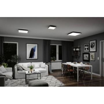 Paulmann 79908 -  Plafonnier à intensité variable VELORA LED/19W/RGBW/230V 3000-6500K + Télécommande