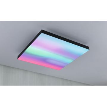 Paulmann 79908 -  Plafonnier à intensité variable VELORA LED/19W/RGBW/230V 3000-6500K + Télécommande