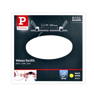 Paulmann 92388 - Spot encastrable salle de bain VARIFIT 230V LED/8,5W IP44