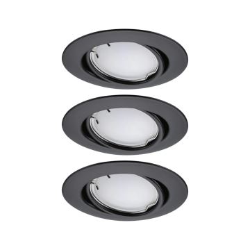 Paulmann 92468 - LOT 3xLED RGBW/4,9W Spot encastrable à intensité variable SMART 230V 3000-6500K