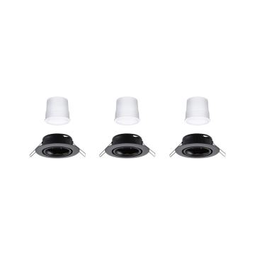 Paulmann 92468 - LOT 3xLED RGBW/4,9W Spot encastrable à intensité variable SMART 230V 3000-6500K