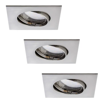 Paulmann 92773 - PACK 3x Spot encastrable LED salle de bain COIN LED/6,8W/230V