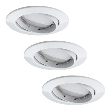 Paulmann 92775 - SET 3xLED/6,8W Badkamer inbouwspot PREMIUM LINE 230V