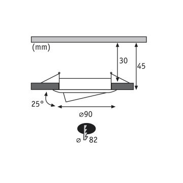 Paulmann 92817 - SET 3xLED/7W IP23 Dimbare en hangende badkamer verlichting COIN 230V