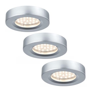 Paulmann 93580 Meubilair - Set van 3xLED/2,5W Inbouwlampen 230/12V