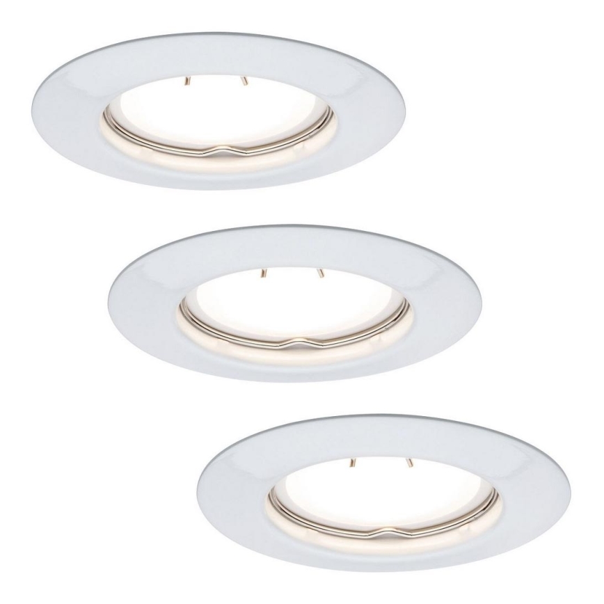 Paulmann 93655 - LOT 3x Luminaire encastré LED GU10/4,5W/230V