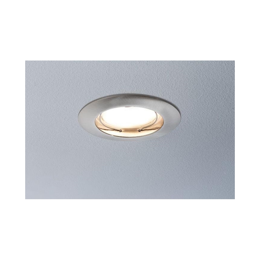 Paulmann 93958 - LOT 3x LED/6,8W IP44 Spot encastrable salle de bain à intensité variable COIN 230V